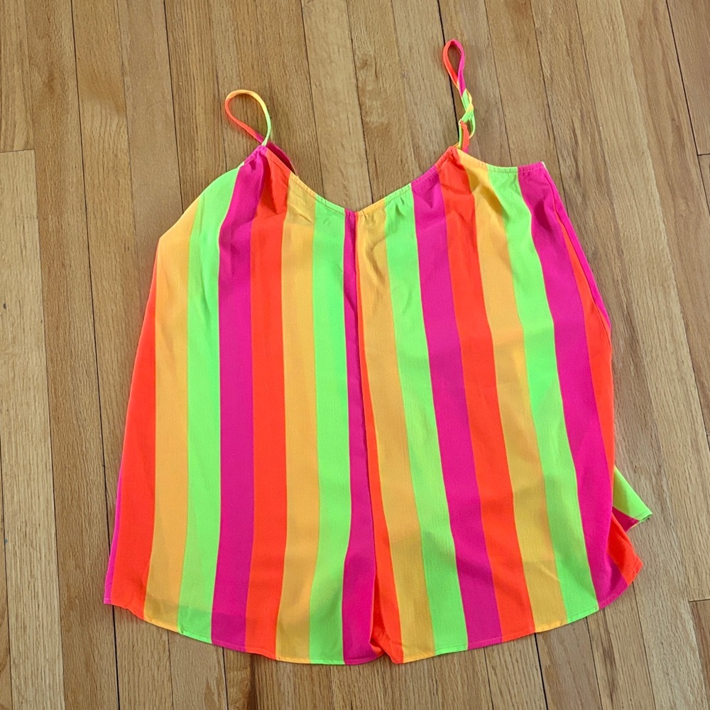 Show Me Your MuMu neon romper NWOT